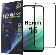 Xham mbrojtës OEM për Xiaomi Redmi 15, 9D Tempered Glass, transparen