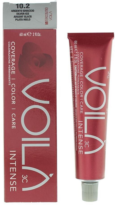 Bojë flokësh Subrina Voila 3C Intense 10.2, permanente, Silver Ice, 60 ml