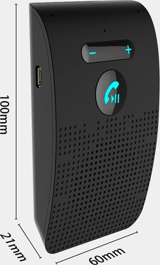Handsfree për veturë Luxury Line SP09, Bluetooth 5.0, i zi