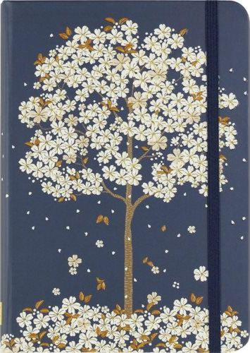 Ditar Falling Blossoms, 5 x 7", fletë me vija, kopertinë e fortë