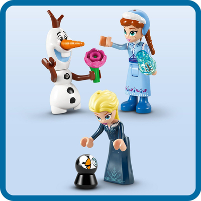 Set lodrash Disney Frozen, Kështjella Arendelle, 3 figura, shumëngjyrëshe
