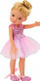 Kukull balerinë Pink Ballerina, 33 cm, me fustan rozë