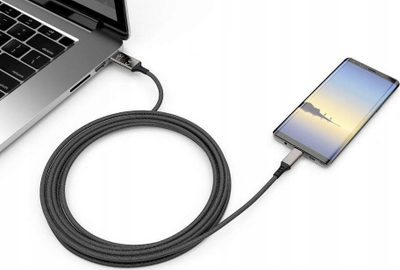 Kabllo USB Smrter Speedy C, USB C me USB C, 1 m, 60W, e zezë