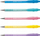 Set stilolapsash Paper Mate Flexgrip Pastel, 1.0 mm, 5 copë, bojë e zezë