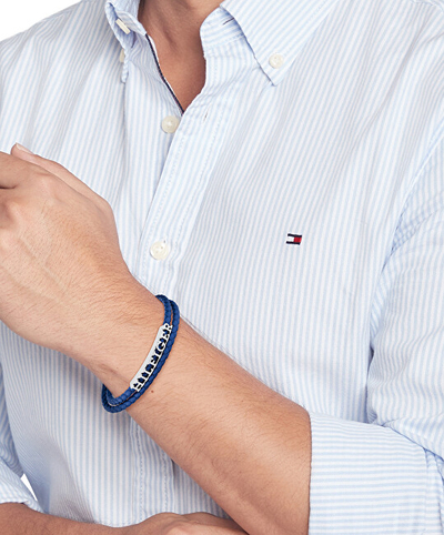 Byzylyk Tommy Hilfiger prej Lëkure për Meshkuj 2790588, Blu