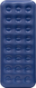 Dyshek ajri Rebel Single, 186 x 76 x 22 cm, me pompë, blu