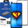 Mbrojtës ekrani 3MK HardGlass Max Lite për Samsung Galaxy A52 A52 5G, xham i fortë, 0.3mm, i zi