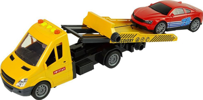 Lodër kamion bllokues Lean Sport Tow Truck, me rampë, drita dhe tinguj