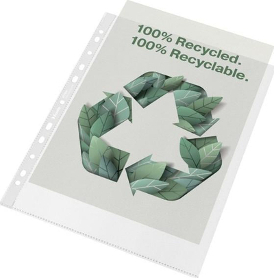 Fut dokumentesh Esselte Recycled Premium 627504, A4 MAXI, 100 mikron, 50 copë, transparent