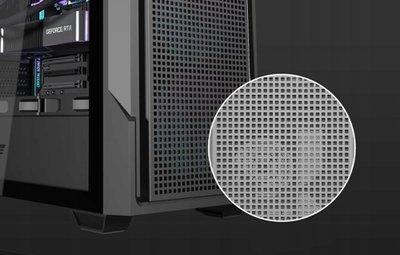 Kuti kompjuteri Darkflash DS900 Mesh, Midi Tower, panel qelqi, e zezë