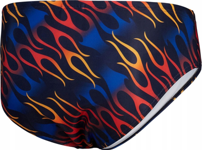 Rroba banje për burra Speedo Club Training Brief, 8cm, Endurance+, blu portokalli