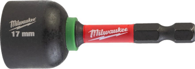 Bit goditës magnetik Milwaukee Shockwave, 17 mm, 65 mm