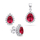Set stoli Brilio Silver SET226WR - vathë + varëse
