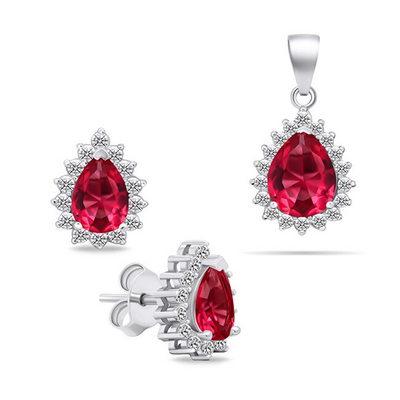 Set stoli Brilio Silver SET226WR - vathë + varëse