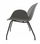 Fotelja Nuforma IMOLA, dizajn modern, 73x65.5x65.5cm, gri