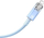 Kabllo USB Baseus CATS010003, USB A në Lightning, 1 m, blu