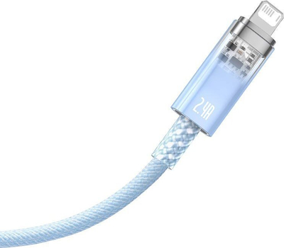 Kabllo USB Baseus CATS010003, USB A në Lightning, 1 m, blu
