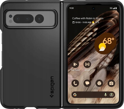 Këllëf telefoni Spigen Thin Fit për Google Pixel Fold, mbrojtës, i zi