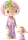 Set loje Djeco Tinyly Violet Tinyroom, kuti magnetike, figurë 7 cm, shumëngjyrëshe