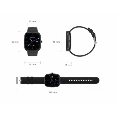 Ora inteligjente Gravity GT18-7, 1.83", rrip gome 22mm, rozë