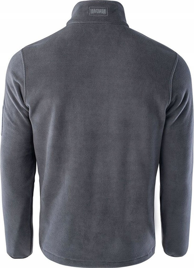 Bluzë Magnum Essential Fleece Sweatshirt M, poliester, me zinxhir, gri
