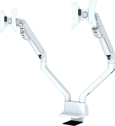 Mbajtëse tavoline për monitorë Neomounts FPMA-D750DWHITE2, për 2 monitorë 10" 32", e bardhë
