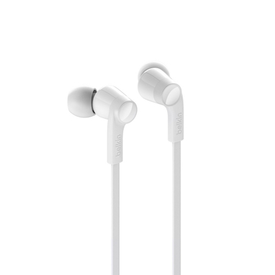 Dëgjuese Belkin Rockstar, USB-C, të bardha