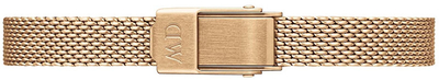 Orë dore për goca Daniel Wellington Micro Quadro Mini Melrose Champagne DW00100651, e artë