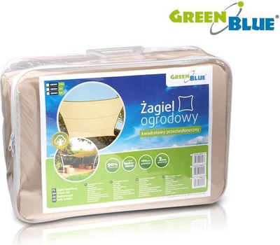 Vela e kopshtit poliestër ultraviolet 4m katror - GreenBlue GB504