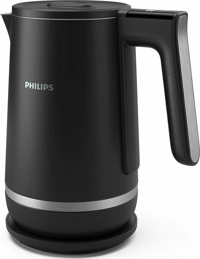 Shporet elektrik për ujë Philips Series 7000 HD9396/90, 1.7L, me dy shtresa muri, i zi