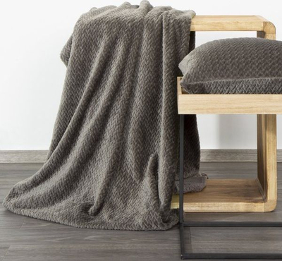 Batanije Eurofirany Blanket 367308, mikrofibër, 170x210cm, gri grafit