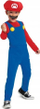 Kostum për kalamaj Disguise Nintendo Super Mario, me kapelë dhe mustaqe, 4–8 vjeç, blu e kuqe