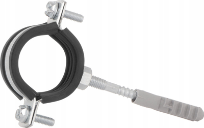 Kllapë metalike me gome për tub, 3/8", 15–19 mm, metalike