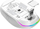 Maush wireless Genius GX Gaming Scorpion M8250 AI, 3200 DPI, RGB, i bardhë
