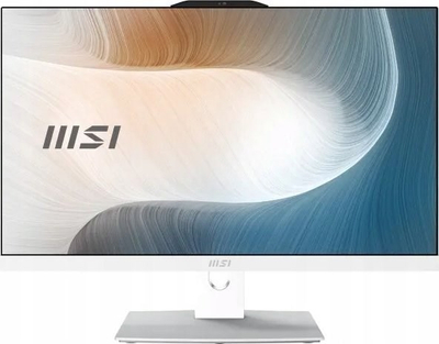 Kompjuter AIO MSI Modern AM242P 12M, 27", i3 12-të, 8GB 512GB SSD, i bardhë