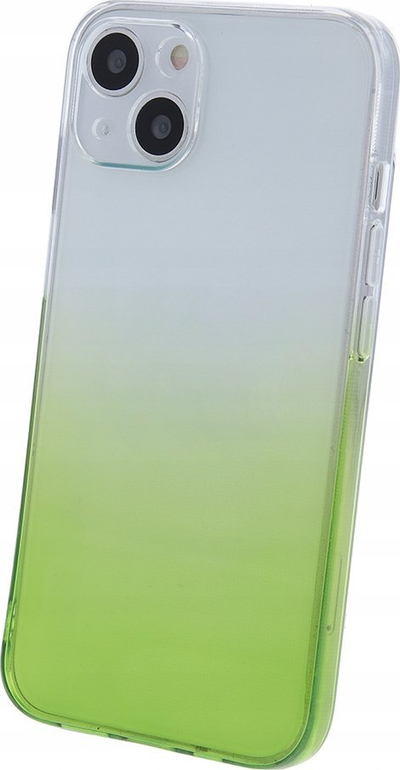 Mbulesë telefoni Ombre për Samsung Galaxy A14, TPU i butë, transparente, jeshile