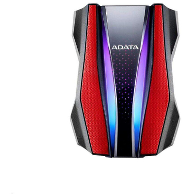 Disk i jashtëm ADATA HD770G, 1TB, USB 3.2, i zi e kuqe