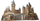 Set ndërtimi 4D Build Harry Potter Hogwarts Castle, kështjellë dekorative, shumëngjyrësh