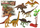 Set lodrash dinosaurë LEAN Dinosaur, 8 copë, me aksesorë, shumëngjyrësh
