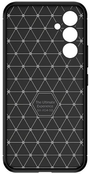 Kapak telefoni Beline Carbon Armor për Samsung Galaxy A54 5G, mbrojtje e fortë, i zi