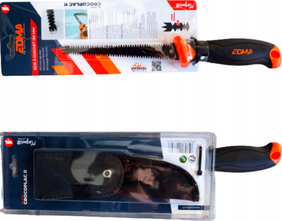 Sharrë gipsi EDMA Crocoplac II 067055, teh 150mm, dorezë e rehacme, e zezë