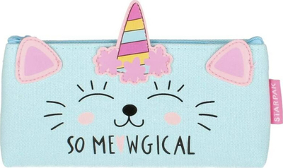 Penar Starpak Meow, si portofol, me zinxhir, blu me rozë