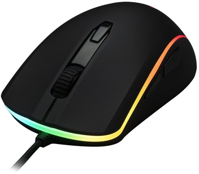 Maus HyperX Pulsefire Surge RGB (HX-MC002B), 1000 Hz, 1.8 m, i zi 