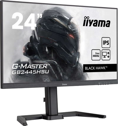 Monitor gaming iiyama G-MASTER GB2445HSU-B2, 24", IPS, 100Hz, i zi