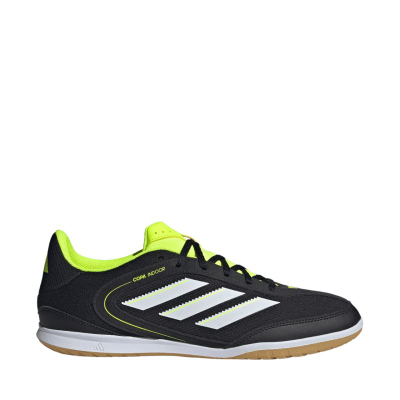 Këpuca futbolli Adidas Copa Court Club JR2892, për kalamaj, e zezë