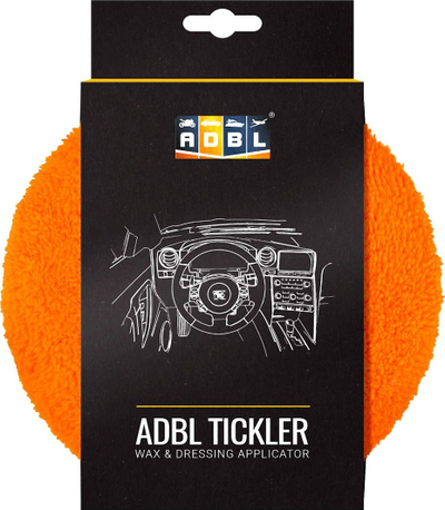Aplikator mikrofiber ADBL Tickler, i rrumbullakët, për dyll edhe dressing, portokalli