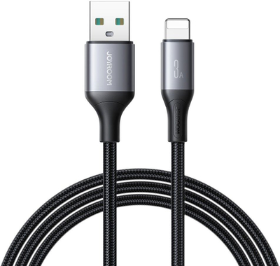 Kabllo karikimi Joyroom S-A28 Flash Series, USB-A në Lightning, 3A, 1m, e zezë