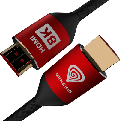 Kabllo HDMI Genesis NKA-1994, 3m, 8K, e zezë