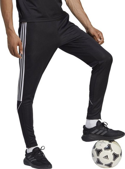 Pantallona treningu adidas Tiro 23 M HS7232, poliester, për burra, të zeza