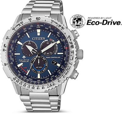 Orë dore Citizen Eco-Drive Promaster Sky Radio Controlled Super Titanium CB5010-81L